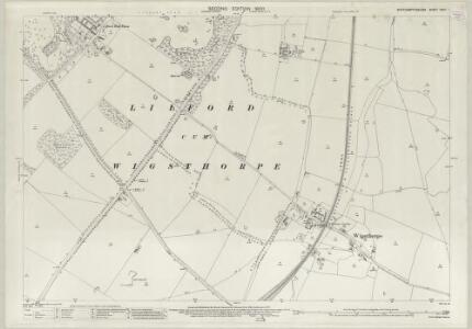 Northamptonshire XXVII.1 (includes: Barnwell; Lilford Cum Wigsthorpe; Thorpe Achurch) - 25 Inch Map