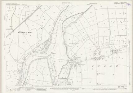 Norfolk LXXVIII.5 (includes: Burgh Castle; Haddiscoe; Halvergate; Reedham) - 25 Inch Map