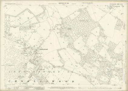 Hertfordshire XLIII.3 (includes: Chorleywood; Rickmansworth Urban; Sarratt) - 25 Inch Map