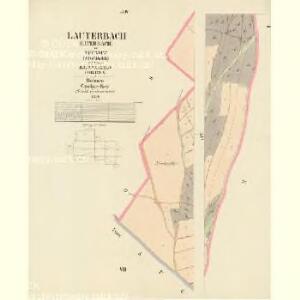 Lauterbach (Literbach) - c1030-2-008 - Kaiserpflichtexemplar der Landkarten des stabilen Katasters