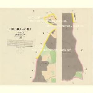 Dobrawoda - c1171-1-002 - Kaiserpflichtexemplar der Landkarten des stabilen Katasters