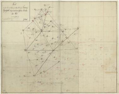 Trigonometrisk grunnlag, Squelet-Cart 34: En Deel af Laurvigs Grevskab trigonometrisk bestemte Punkter