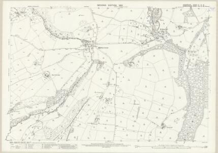 Shropshire XI.15 & 16 (includes: Llansilin; Oswestry Rural; Selattyn) - 25 Inch Map