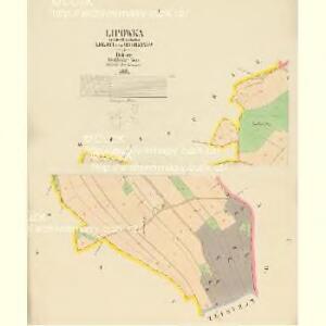 Lipowka - c4127-1-001 - Kaiserpflichtexemplar der Landkarten des stabilen Katasters