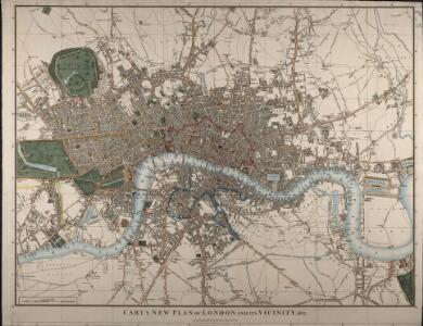 Cary's new plan of London and its vicinity