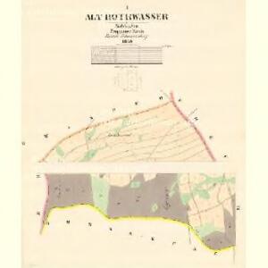 Alt Rothwasser - m2837-1-001 - Kaiserpflichtexemplar der Landkarten des stabilen Katasters