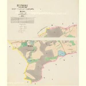 Bezmirz - c0164-1-001 - Kaiserpflichtexemplar der Landkarten des stabilen Katasters