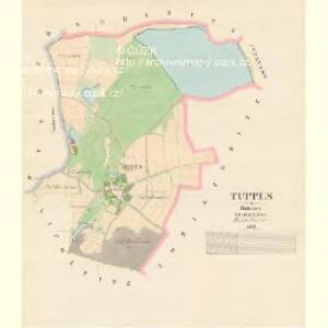 Tuppes - c8117-1-001 - Kaiserpflichtexemplar der Landkarten des stabilen Katasters