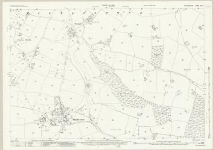 Staffordshire XXII.7 (includes: Mucklestone) - 25 Inch Map