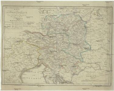 Karte von Inneroesterreich oder das Herzoghtum Steyermark, Kaernthen und Krain