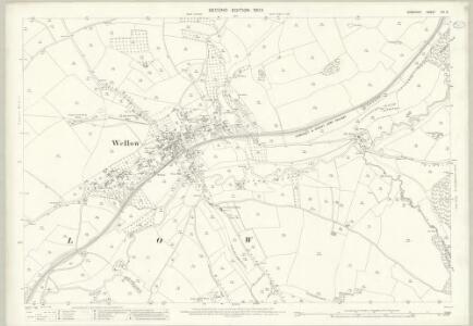 Somerset XXI.5 (includes: Hinton Charterhouse; Wellow) - 25 Inch Map