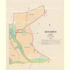 Netschitz - c4987-1-001 - Kaiserpflichtexemplar der Landkarten des stabilen Katasters
