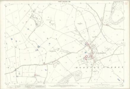 Shropshire XXI.12 (includes: Clive; Grinshill; Moreton Corbet; Shawbury) - 25 Inch Map