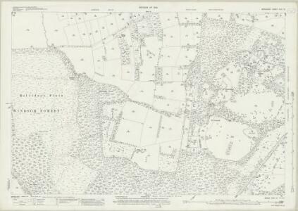 Berkshire XXXI.16 (includes: Bray; Clewer Without; New Windsor; Winkfield) - 25 Inch Map