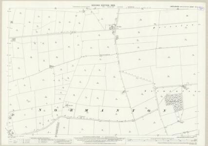 Lincolnshire CV.2 (includes: Ancaster; Caythorpe; Normanton) - 25 Inch Map