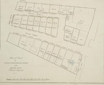 Plan of the Estate in Castle Street, Orange Street and Orange Court