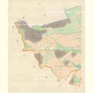 Klein Lhotta (Mala Lhotta) - m1534-1-001 - Kaiserpflichtexemplar der Landkarten des stabilen Katasters