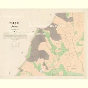 Patzau - c5615-1-001 - Kaiserpflichtexemplar der Landkarten des stabilen Katasters