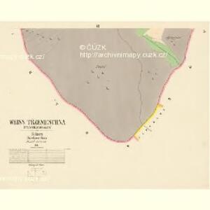 Weiss Třzemeschna (Byla Třzemessna) - c0217-1-004 - Kaiserpflichtexemplar der Landkarten des stabilen Katasters