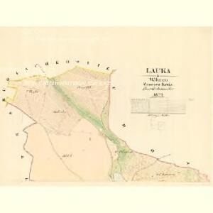 Lauka - m1621-1-001 - Kaiserpflichtexemplar der Landkarten des stabilen Katasters