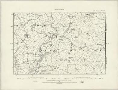 Cardiganshire XX.SW - OS Six-Inch Map