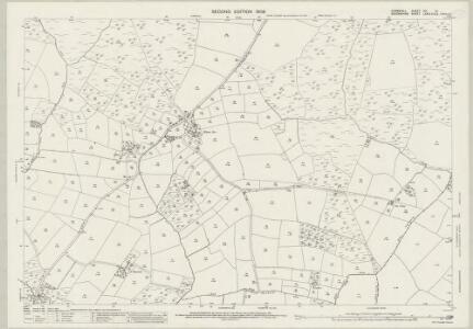 Cornwall VIII.16 (includes: Jacobstow; North Petherwin; Warbstow; Week St Mary) - 25 Inch Map
