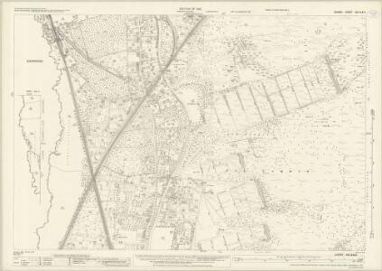 Surrey XXII.8 & 3 (includes: Ash and Normandy; Farnborough) - 25 Inch Map