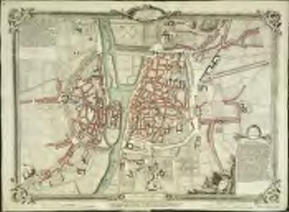 Plan historique de la ville d'Angers