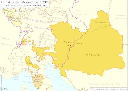Habsburger Monarchie 1795 nach der dritten polnischen Teilung