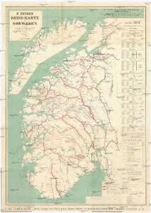 F. Beyer's Reise-Karte von Norwegen
