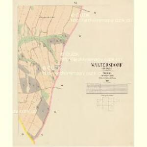 Waltersdorf (Bistrce) - c0717-1-009 - Kaiserpflichtexemplar der Landkarten des stabilen Katasters