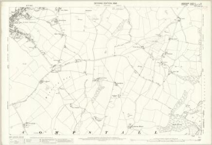 Derbyshire II.13 (includes: Bredbury and Romiley; Hyde) - 25 Inch Map