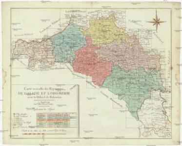 Carte nouvelle des royaumes de Galizie et Lodomerie avec le district de Bukowine