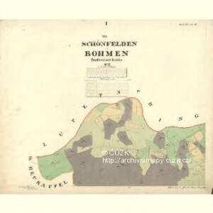 Schönfelden - c3043-2-001 - Kaiserpflichtexemplar der Landkarten des stabilen Katasters