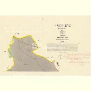 Rzidelec (Řidelec) - c2395-1-001 - Kaiserpflichtexemplar der Landkarten des stabilen Katasters