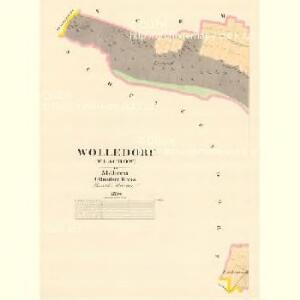 Wollendorf (Wlachow) - m3428-1-001 - Kaiserpflichtexemplar der Landkarten des stabilen Katasters