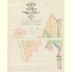 Graetz (Hradec) - m0887-1-001 - Kaiserpflichtexemplar der Landkarten des stabilen Katasters
