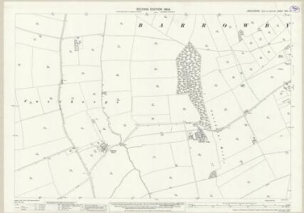 Lincolnshire CXIII.14 (includes: Barrowby; Harlaxton) - 25 Inch Map