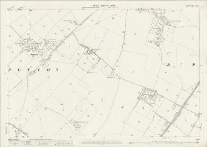 Kent LVIII.11 (includes: Ripple; Sutton) - 25 Inch Map