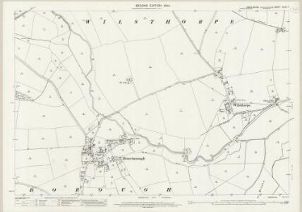 Lincolnshire CXLVI.7 (includes: Braceborough and Wilsthorpe; Greatford; Thurlby) - 25 Inch Map