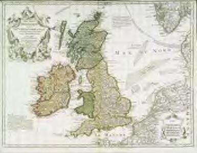 Les isles britanniques ou sont le r.me d'Angleterre tiré de Sped celuy d'Ecosse tiré de Th. Pont