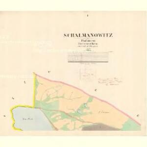 Schalmanowitz - c7695-1-001 - Kaiserpflichtexemplar der Landkarten des stabilen Katasters