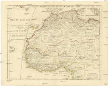 Carte de la Barbarie de la Nigritie et da le Guinée