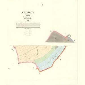 Wiedomitz - c8542-1-001 - Kaiserpflichtexemplar der Landkarten des stabilen Katasters
