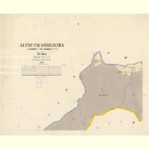 Altbuch Döberney (Starobucky Döberney) - c7287-1-001 - Kaiserpflichtexemplar der Landkarten des stabilen Katasters