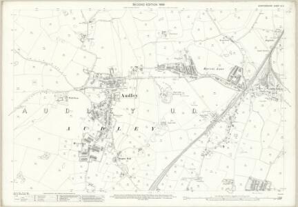 Staffordshire XI.6 (includes: Audley Rural) - 25 Inch Map