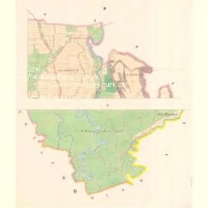 Lesche (Lestina) - m1504-1-002 - Kaiserpflichtexemplar der Landkarten des stabilen Katasters