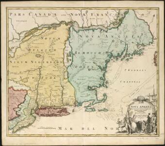 Nova Anglia Septentrionali Americae implantata Anglorumque coloniis florentissima geographicè exhibita