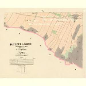 Kötzelsdorf (Ketzelsdorf) - c3233-1-007 - Kaiserpflichtexemplar der Landkarten des stabilen Katasters