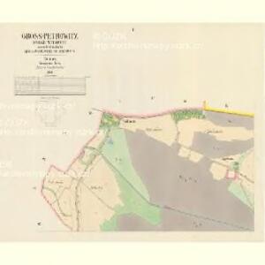 Gross Petrowitz (Welke-Petrowice) - c5723-1-001 - Kaiserpflichtexemplar der Landkarten des stabilen Katasters